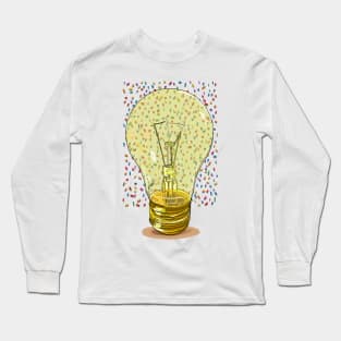 Lightbulb & sprinkles Long Sleeve T-Shirt